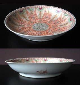 Qianlong Plate - "frogspawn"