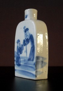 19th C. Snuff Bottle – blue & white