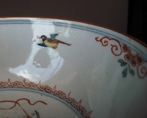 Kangxi Bowl “Amsterdam Bont” - Birds