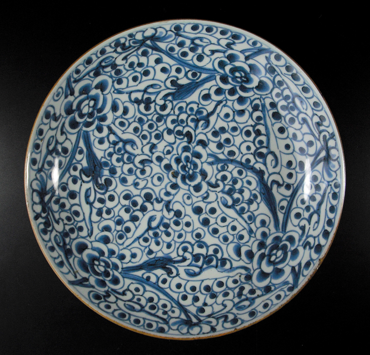 Kangxi Plate – Peony