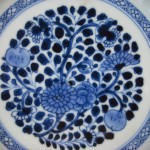 Chinese Kangxi Period Plate – Flower & Fruit