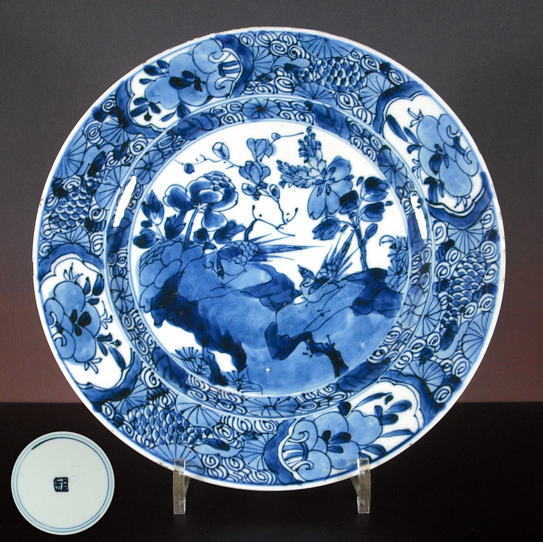 Kangxi Plate – Birds & Flowers