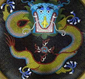 Guangxu Cloisonne Brush Washer – Dragon