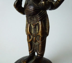 19th C. Bronze - Standing Ganesha