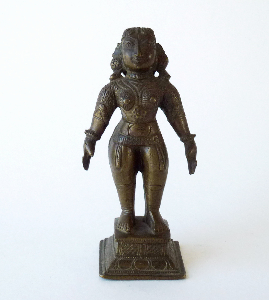 19th C. Bronze – Standing Parvati