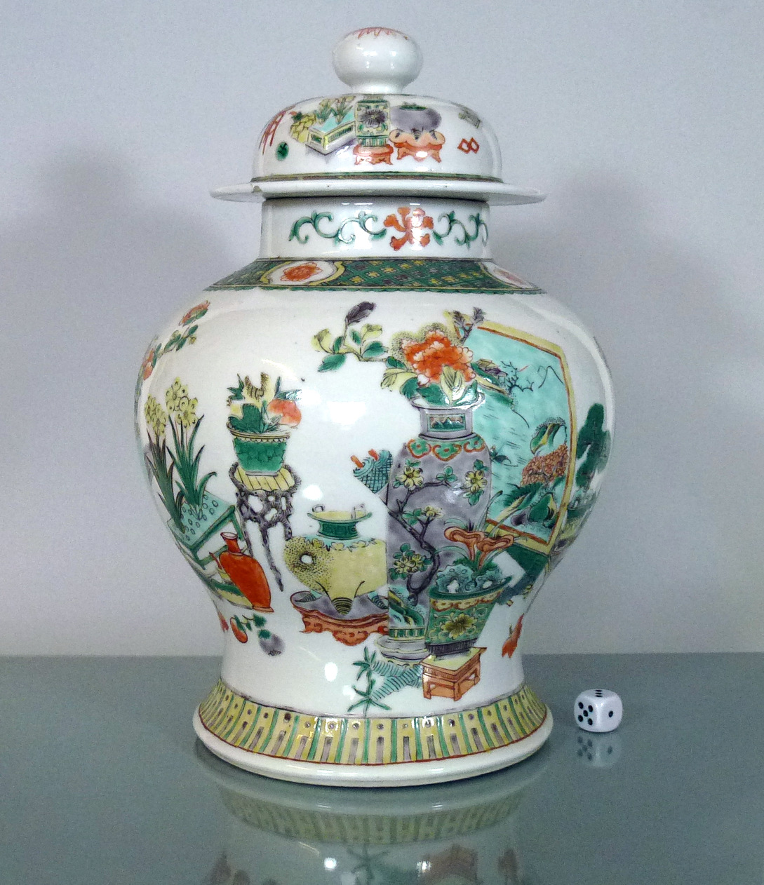 19th C. Vase & Cover- 100 Antiques