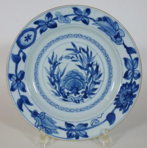 Kangxi Plate – Lotus & Bamboo