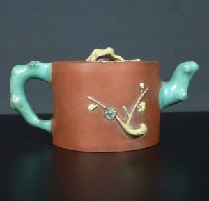 19th C. Yixing Teapot – Plum Tree