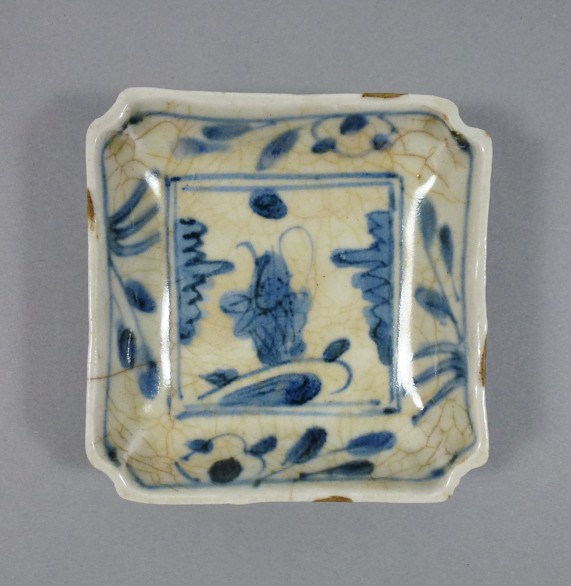 Early 16th C. Ming Dish – Koi Fish
