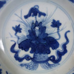 17th C. chinese Transitional Dish – Lotus