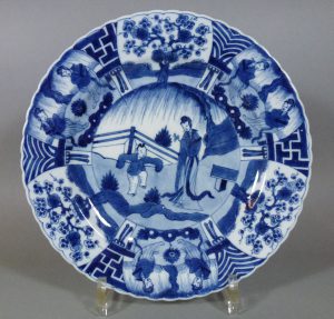 17th C. chinese Kangxi Plate – Boy & Lady