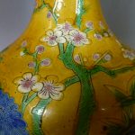 19th C. Chinese Sancai Vase - "Four Gentlemen"