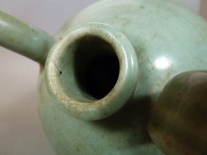 Chinese Ming Longquan Celadon Glazed Ewer