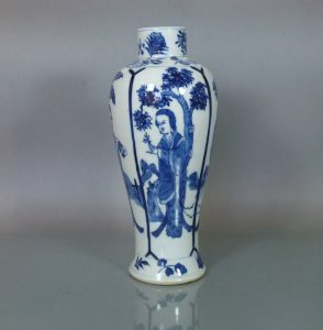 Chinese 19th C. Meiping Vase – Ladies