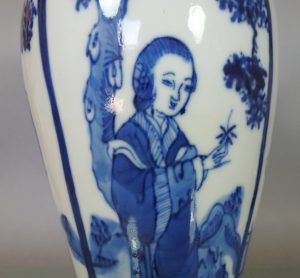 Chinese 19th C. Meiping Vase – Ladies