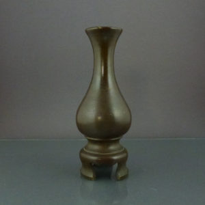 Chinese Ming Dynasty Bronze Vase - Pear-Shaped