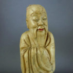 Chinese 19th C. Soapstone Figurine – Shouxing