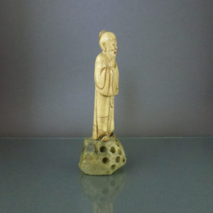 Chinese 19th C. Soapstone Figurine – Shouxing