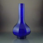 Chinese Beijing Glass Octagonal Vase – Golden Flakes