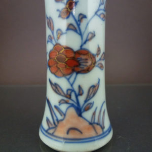 Small Chinese Kangxi Period Cylinder Vase – Floral
