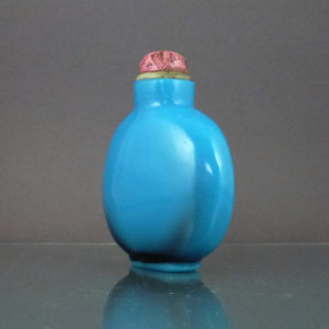 Chinese 18th/19th C. Beijing Glass Snuff Bottle – Two Layer