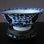 17th C. Deep Footring Bowl - Lotus