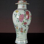 Yongzheng Fencai Vase – Rock Garden