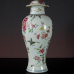 Yongzheng Fencai Vase – Rock Garden