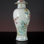 Yongzheng Fencai Vase – Rock Garden