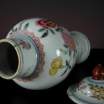 Yongzheng Fencai Vase – Rock Garden
