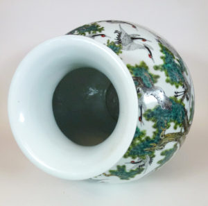 Famille Rose Vase – One Hundred Deers