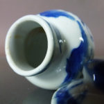 Pair 19th C. Chinese Small Porcelain Vases - Boys