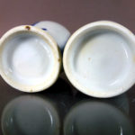 Pair 19th C. Chinese Small Porcelain Vases - Boys