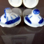 Pair 19th C. Chinese Small Porcelain Vases - Boys