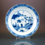 Chinese Kangxi Period Saucer – Café-au-lait