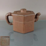 19th C. chinese Yixing hexagonal Teapot – Bamboo
