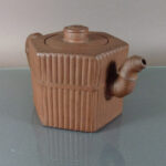 19th C. chinese Yixing hexagonal Teapot – Bamboo