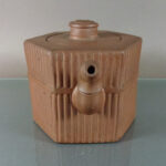 19th C. chinese Yixing hexagonal Teapot – Bamboo