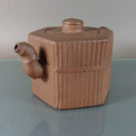19th C. chinese Yixing hexagonal Teapot – Bamboo