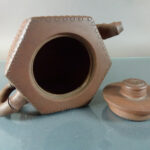 19th C. chinese Yixing hexagonal Teapot – Bamboo
