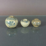 3 x chinese Ming Dynasty Jarlets