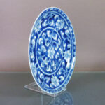 Chinese Kangxi Cup & Saucer – Lotus Pond