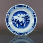 18th C. chinese Kangxi Dish – Long Eliza