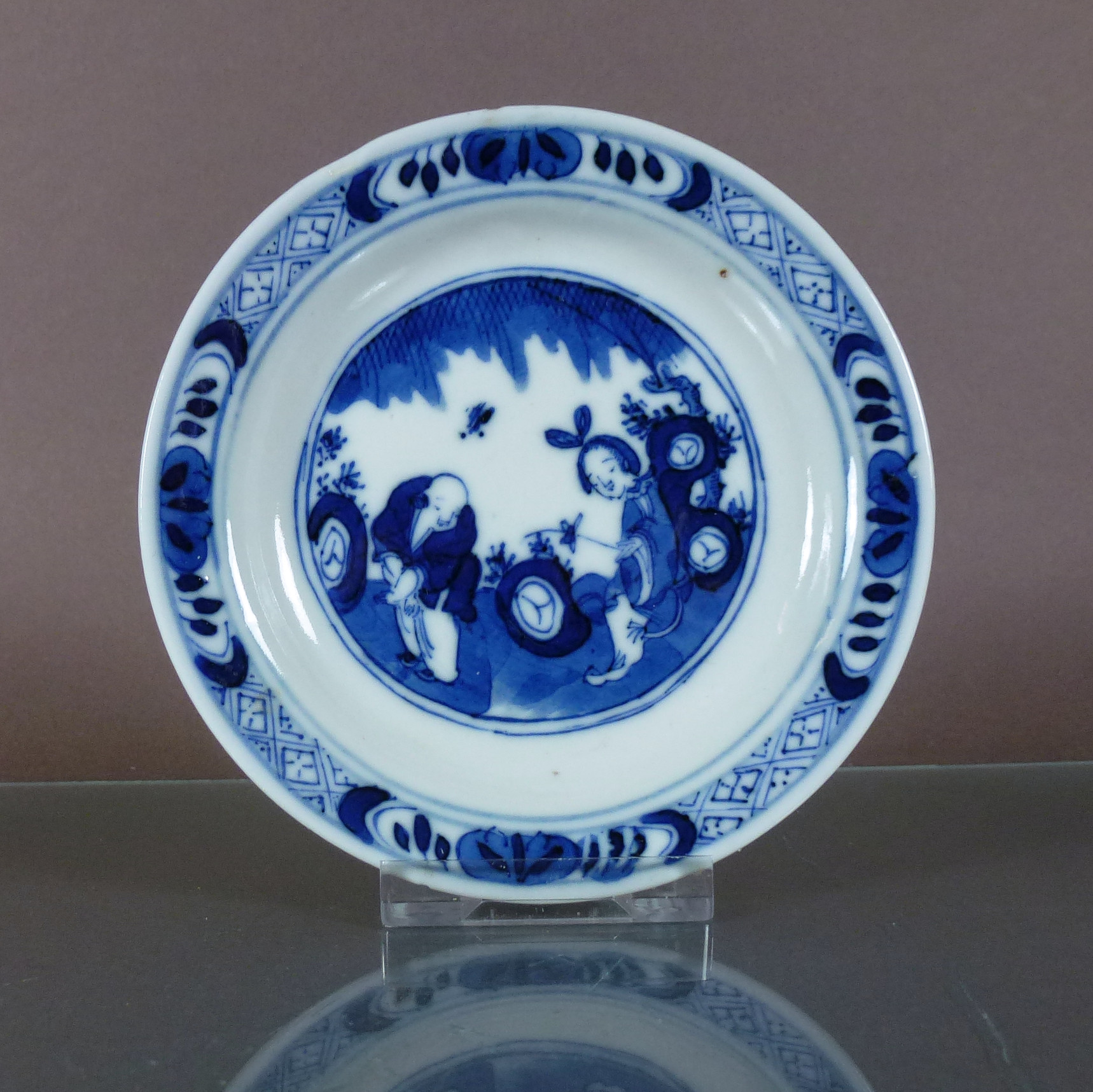 18th C. chinese Kangxi Dish – Long Eliza