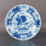 18th C. chinese Kangxi Period Dish – Bird