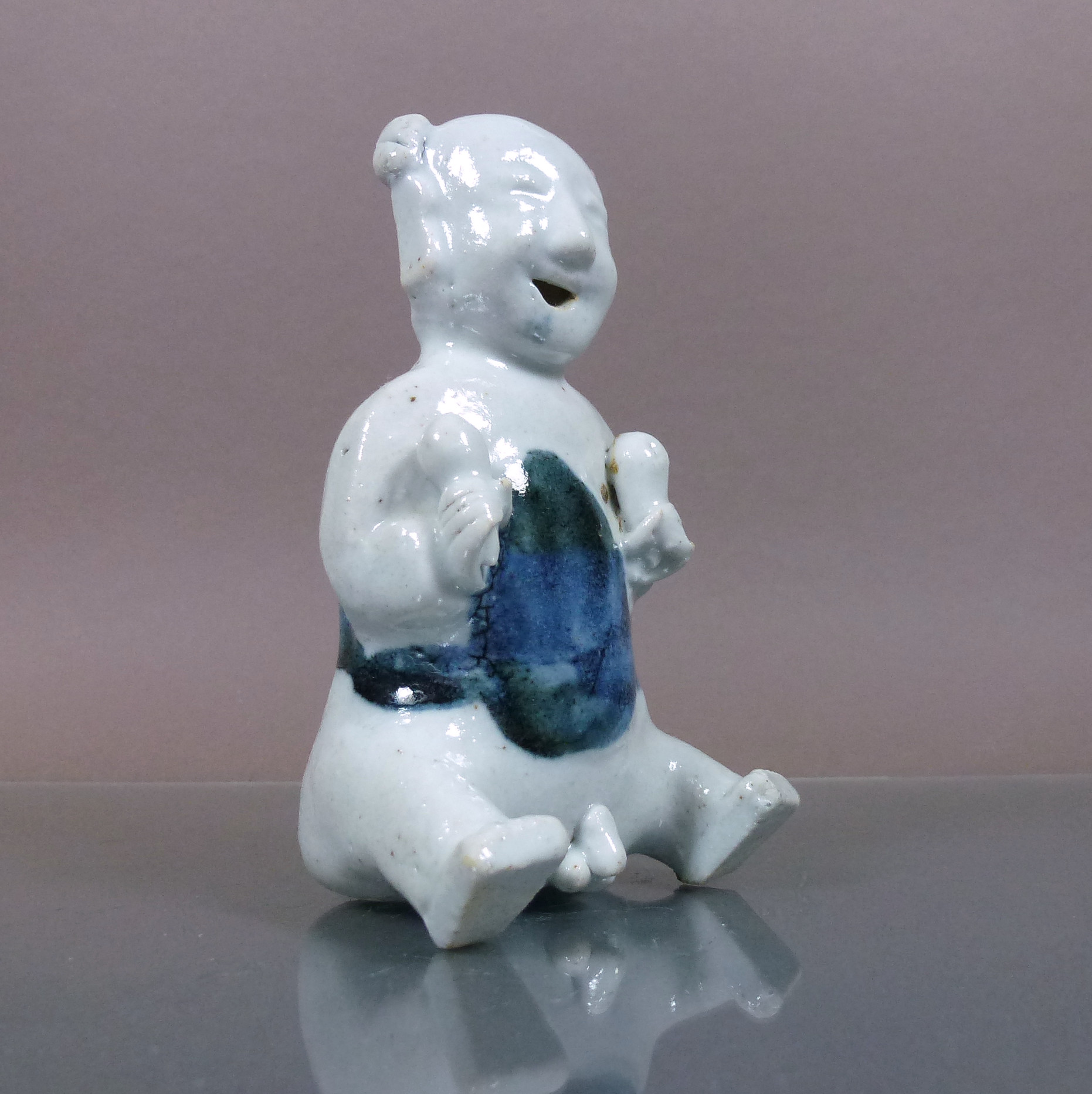 18th C. chinese Qianlong porcelain Figure – laughing Boy
