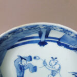 18th C. chinese Kangxi Saucer – Long Eliza & Boy