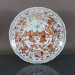 Chinese 18th C. Kangxi Plate – milk & blood