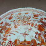 Chinese 18th C. Kangxi Plate – milk & blood