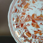 Chinese 18th C. Kangxi Plate – milk & blood